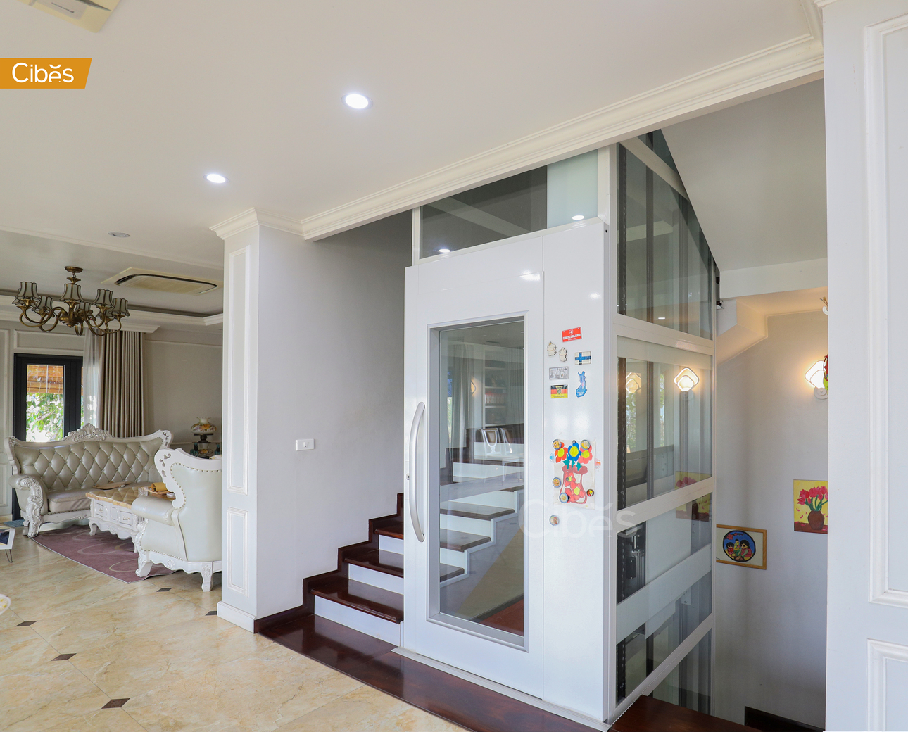 Thang máy Cibes Consilient A5000 lắp đặt tại Vinhomes Dragon Bay, Quảng Ninh